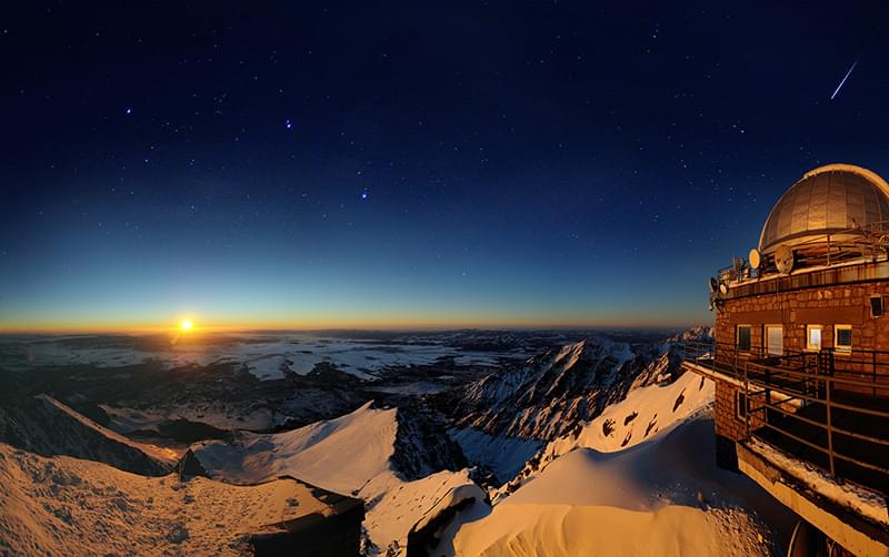 Eine Nacht auf der Lomnitzer Spitze